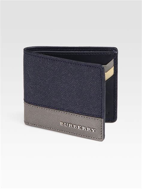 burberry wallet navy blue|popular designer wallets in Burberry.